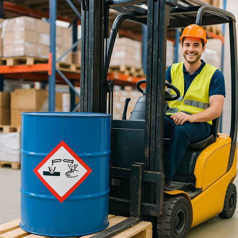 praca szczególnie niebezpieczna – operator wózka w zakładzie