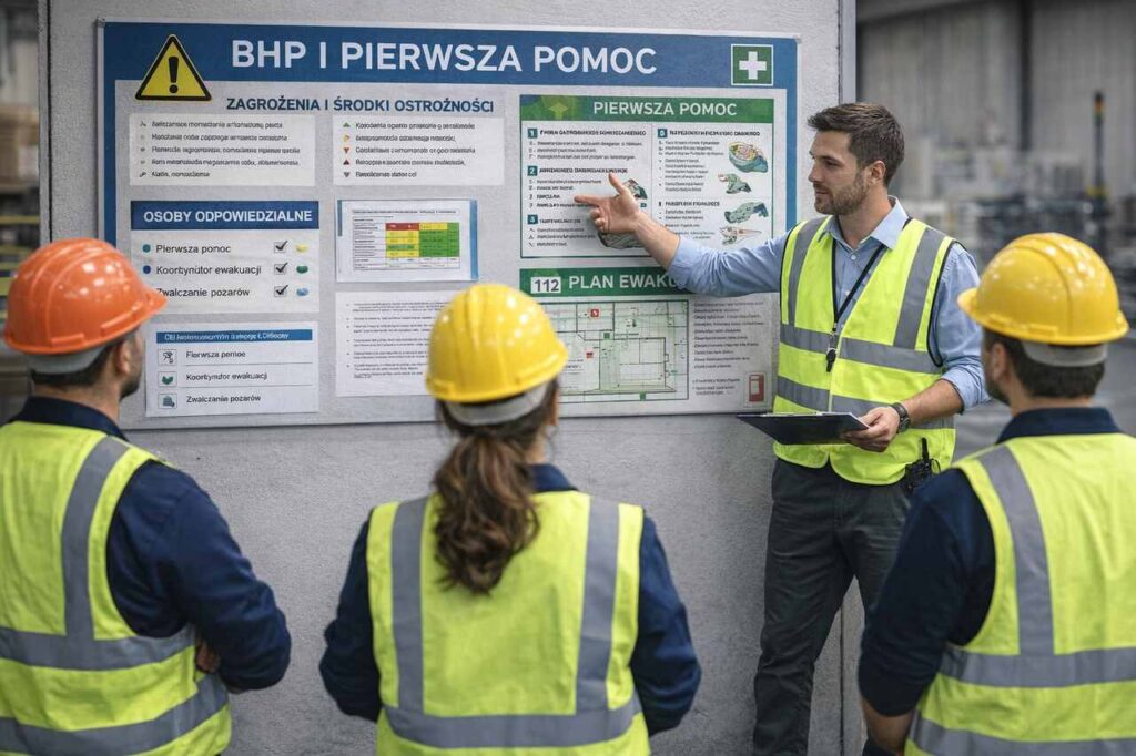 informowanie pracowników o zagrożeniach bhp oraz zasadach postępowania na stanowisku pracy