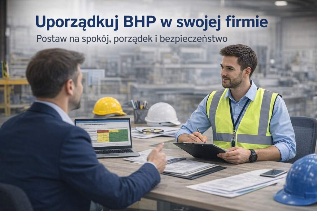 konsultacja bhp w firmie uporządkowanie systemu bezpieczeństwa pracy i dokumentacji bhp