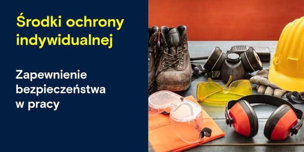 środki ochrony indywidualnej pracownik w pełnym wyposażeniu bhp w zakładzie produkcyjnym