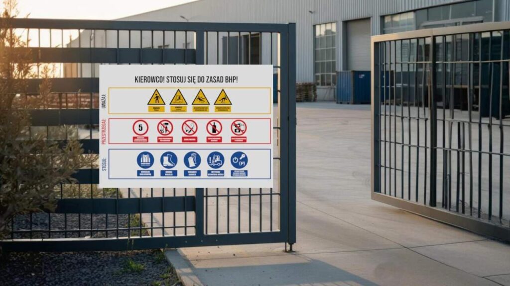 organizacja stanowisk pracy i infrastruktury w zakładzie produkcyjnym zgodnie z zasadami bhp